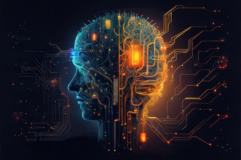 AI-NOTE TAKING TOOLS concept digital brain